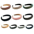 thumbnail image 1 of Cheers.US Beaded Rhinestone Headbands for Women Padded Hairbands Wide Hair Hoops Headband Crystal Embellished Headband Hair Accessories for Girls, 1 of 4