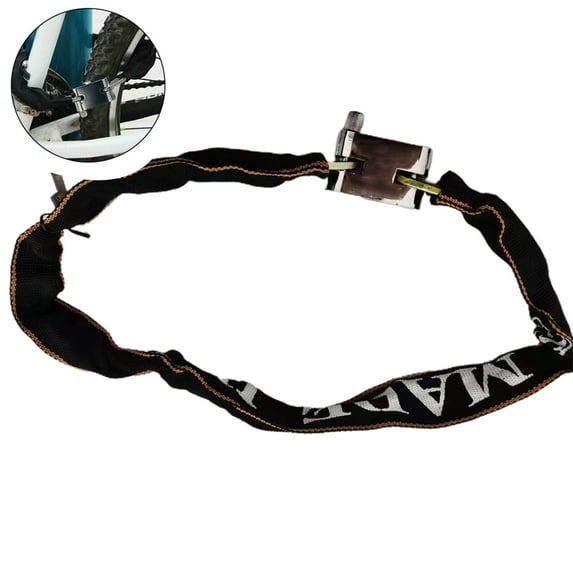 Cheers.US Bike Chain Lock, Security Anti-Theft Bike Lock Chain for Bike, Motorcycle, Bicycle, Door, Gate, Fence, Grill Universal Motorbike Motorcycle Padlock