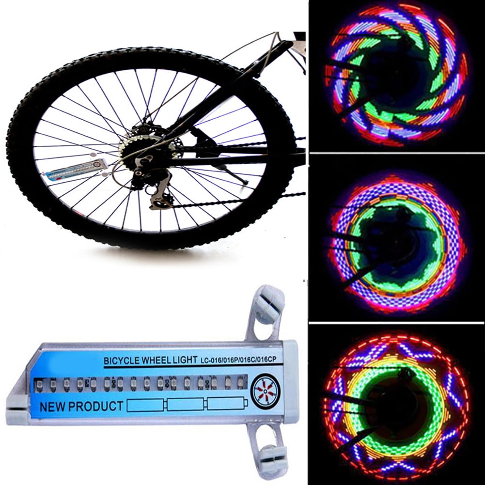 Cheers.US Bike Light Colorful 32-LED Bike Light 32 Pattern Bicycle Tire ...