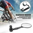 thumbnail image 1 of Cheers.US Bike Mirror Bicycle Rearview Wide-Angle HD Glass Reflective Safety Flat Mirror Riding Accessory Safe Cycling Rear View Mirror Adjustable Handlebar Wider View Bicycles Mirror, 1 of 7