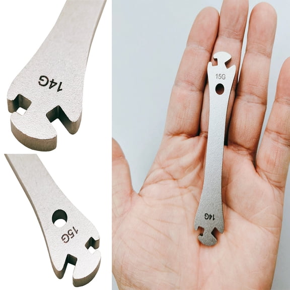 Cheers.US Bike Spoke Wrench Tool Bicycle Spoke Tool Steel Bike Rim Correct Kit Cycling Pocket Tools for Bike Repair
