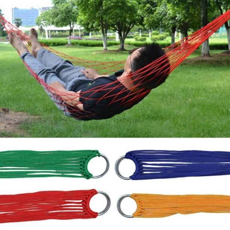 Nylon Mesh Travel Sleeping Hammock Nylon Mesh Travel Sleeping Hammock