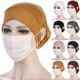 thumbnail image 1 of Cheers.US Chemo Beanie Headscarf Headwear Chemo Hat Beanie Scarf Head Wrap Sleep Turban for Cancer/Hair Loss, 1 of 8