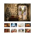 thumbnail image 1 of Cheers.US Christmas Fireplace Backdrop No Wrinkles Fabric Interior Vintage Xmas Tree Fireplace Photography Background Portrait Photobooth Party Banner Decorations Photo Studio Props, 1 of 8