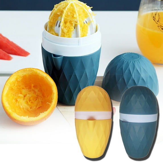Cheers US Citrus Juicer Hand Press Multifunctional Hand Juicer Orange Lemon Manual Hand Squeezer Large Reamer Adaptor & Built in Handle Manual Juicer For Oranges & More