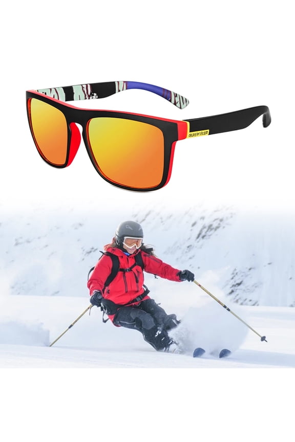 Comfortable Polarized Glasses Anti-fog Eye Protective Sports Cycling Polarized Sunglasses Men and Women for Driving Outdoor Ski