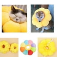 thumbnail image 1 of Cheers US Comfy UFO Recovery Collar Soft Adjustable Protective Cone After Surgery for Dogs and Cats Adjustable Sunflower Shape Pet Neck Cone Protection, 1 of 7