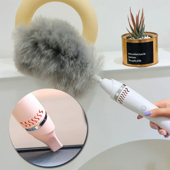 Cheers US Compressed Air Duster & Mini Vacuum Keyboard Cleaner 2-in-1, New Generation Canned Air Duster, Portable Electric Air Duster, Cordless Blower Computer Cleaning Kit