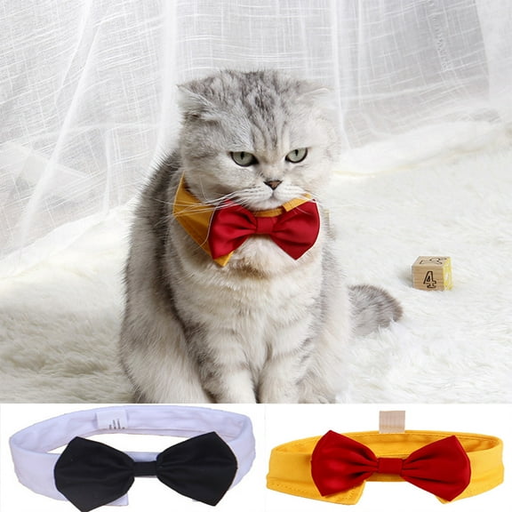 Cheers.US Creative gentleman dog supplies pet BOW TIE COTTON British pet supplies cat bow tie