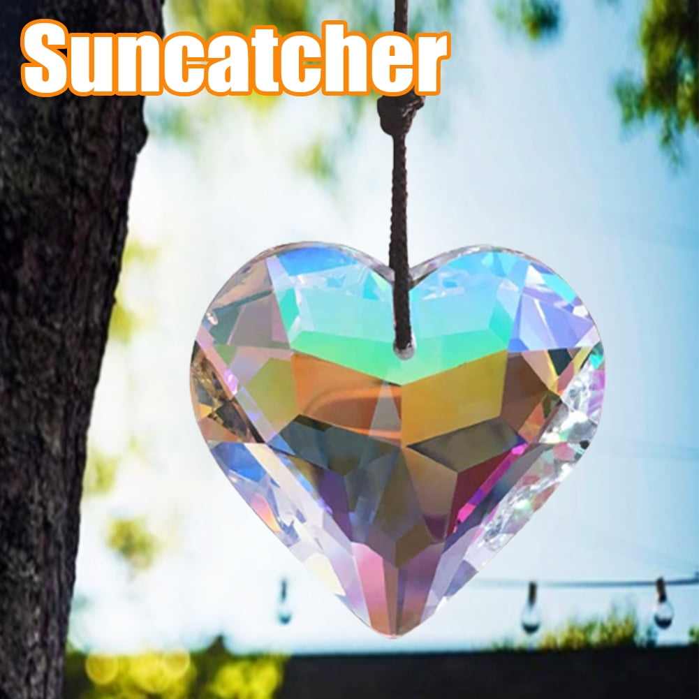 Cheers.US Crystal Suncatcher Ball Heart Prisms Pendants & Chandelier