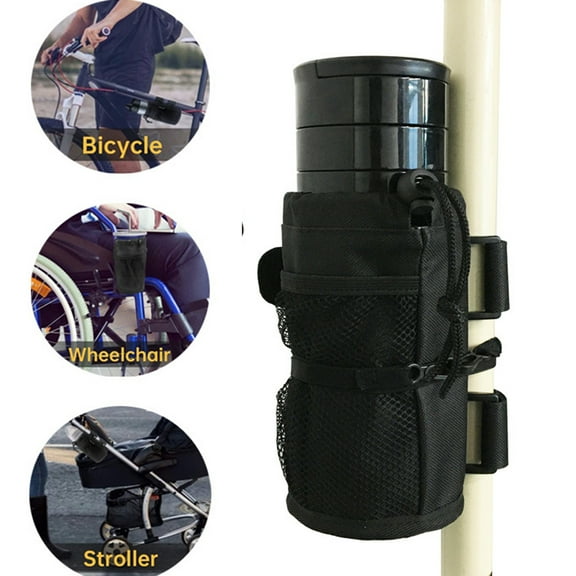 Cheers US Cup Holder for Bike, Scooter and Wheelchair, Water Bottle Holder for UTV/ATV, Walker, Golf Cart and Beach, Universal Drink Holder Accessories