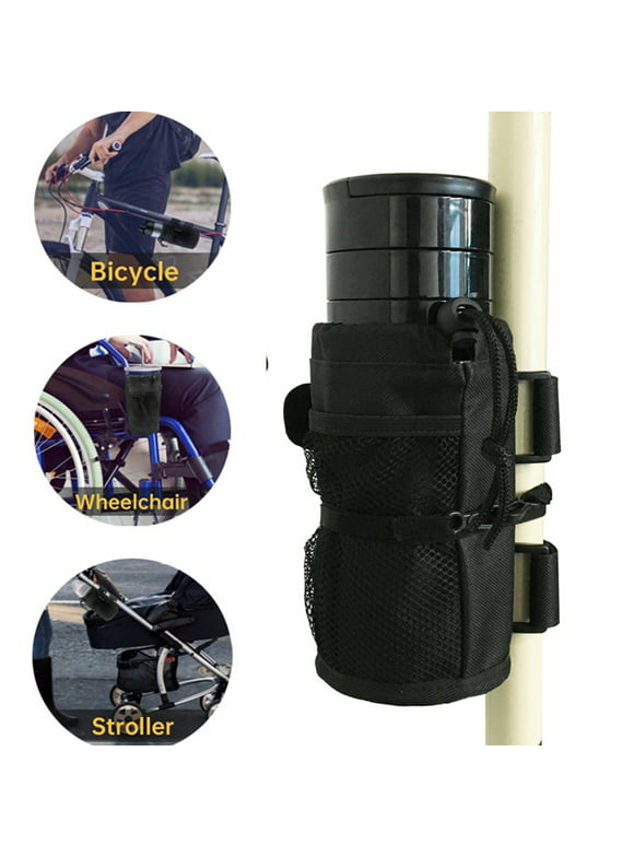 Cheers US Cup Holder for Bike, Scooter and Wheelchair, Water Bottle Holder for UTV/ATV, Walker, Golf Cart and Beach, Universal Drink Holder Accessories