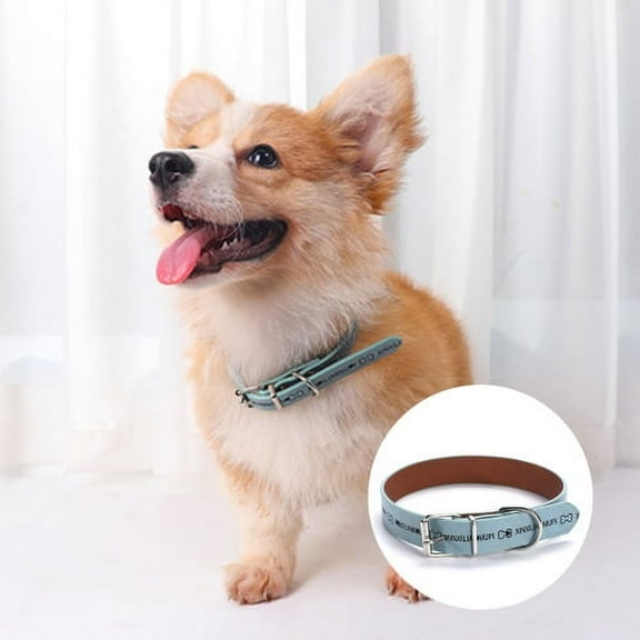 Cheers.US Dog Collars Adjustable Breathable Pet Supplies Classic Decoration Dog Collar No Deformation, Fade-less, Breathable for Dog