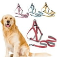 thumbnail image 1 of Cheers.US Dog Harness Leash Tear Resistant Escape-proof Anti-lost Small Medium Pet Dog Puppy Vest Harness Pet Supplies,Escape-proof, Tear Resistant Soft and Comfortable to Wear, 1 of 10