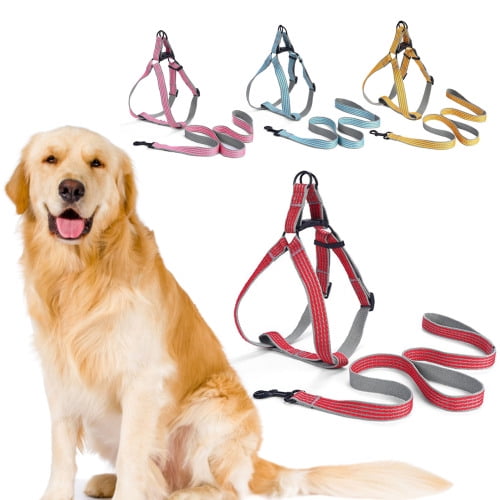 Cheers.US Dog Harness Leash Tear Resistant Escape-proof Anti-lost Small Medium Pet Dog Puppy Vest Harness Pet Supplies,Escape-proof, Tear Resistant Soft and Comfortable to Wear