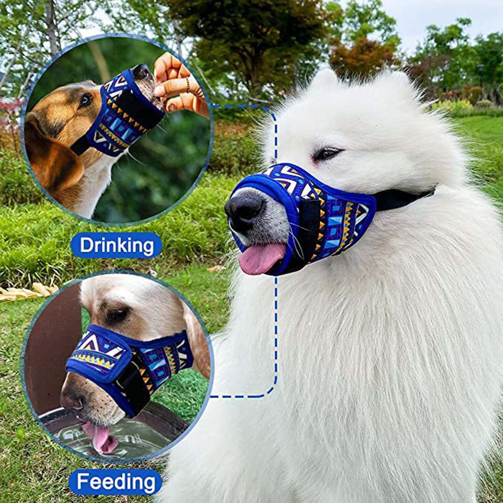 Muzzles dogs can eat drink hotsell