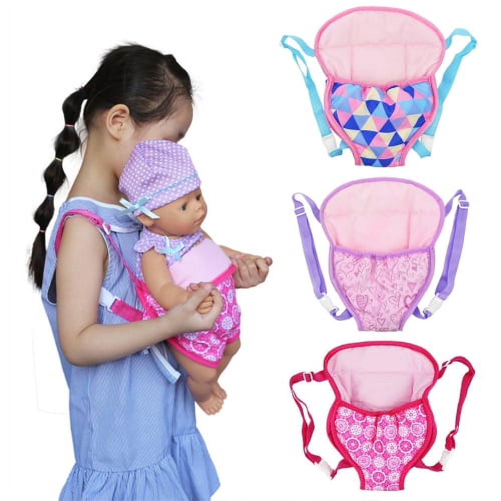 babydoll mini backpack New York Doll Collection Baby Doll Carrier Front and Back fit The New York Doll Collection Crafted with soft 13in Soft Baby Doll with