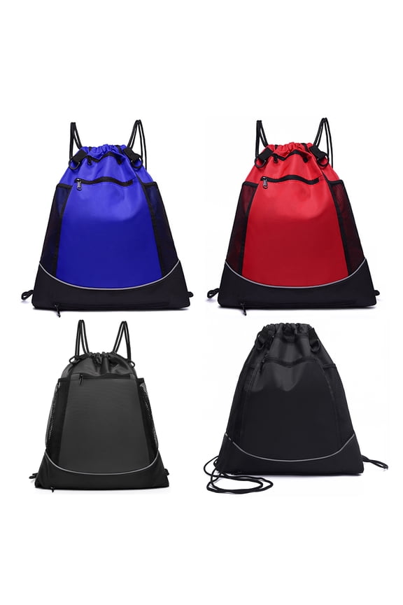 Cheers US Drawstring Backpack Water Resistant Basketball Bag Sports Gym String Backpack