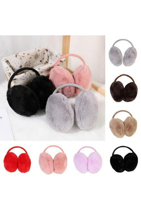 Cheers.US Ear Muffs for Women Winter Ear Warmers Soft %26 Warm Cable Knit Furry Fleece Earmuffs Ear Covers for Cold Weather Lightweight Fuzzy Anti-deformation for Outdoor