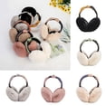 thumbnail image 1 of Cheers.US Ear Warmer Unisex Classic Fleece Windproof Women Earmuff Winter Accessory Outdoor Beautiful Polyester Nice-looking Bowknot for Cold Weather, 1 of 7