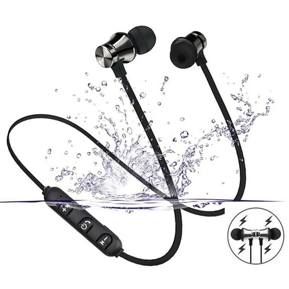 Cheers.US Earphone Wireless Magnetic In-Ear Universal Bluetooth Earphone for Sports Headphones, Sport Earphones Headset with Mic