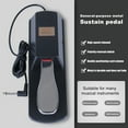 thumbnail image 1 of Cheers.US Electric piano sustain pedal electronic piano MIDI keyboard synthesizer general piano Metal Pedal musical instrument accessories, 1 of 7