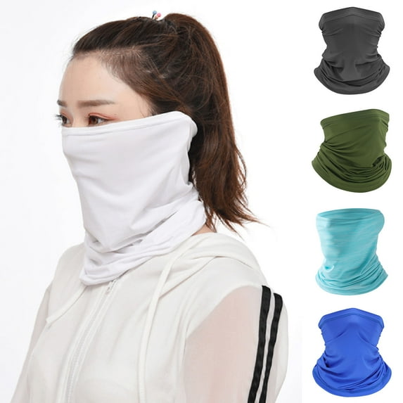 Cheers.US Face Cover Scarf Mens Balaclava Neck Gaiter Ski Balaclava Baclava Face Breathable Bandana Sun Protection Cycling Running
