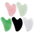 thumbnail image 1 of Cheers.US Facial Gua Sha Face Tool: Roller Rose Quartz Scraping Guasha Board Natural Jade Stone Massage Acupuncture for Skincare Neck Chin Lymph Depuffing Gu Gus Shua Massager - Gusha, 1 of 3