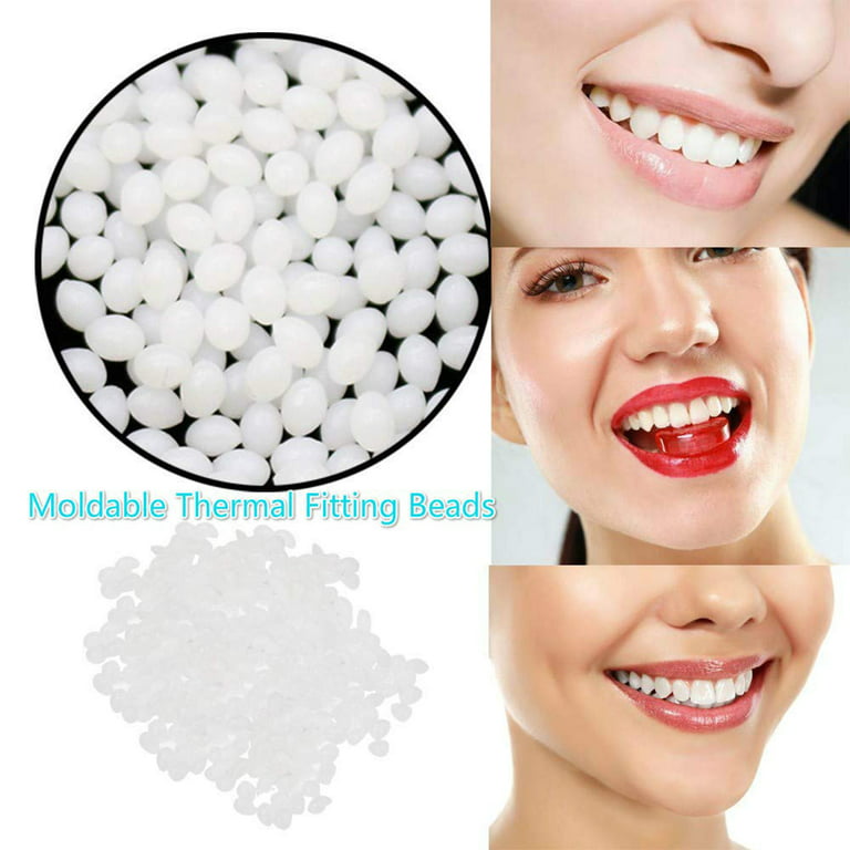 30 ml Tooth Repair Kit, Fake Teeth Replacement Kit - Moldable Thermal  Fitting Beads for Filling Fix Missing and Broken Tooth or Adhesive Denture  Fake