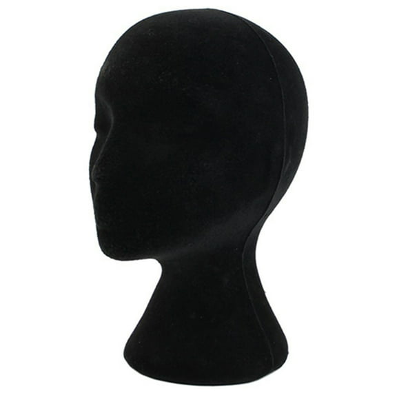 Cheers.US Female Styrofoam Mannequin Head Cosmetics Model Head Wig Display Foam Mannequin Glasses Hat Hairpieces Stand