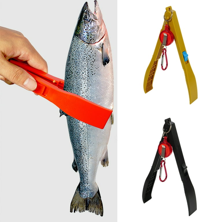 Cheers.US Fish Gripper Grabber Grip Tool ABS Engineering Plastics Fish  Holder Fishing Tool with Extended Edition Fishing Gifts for Men Fishing Gear