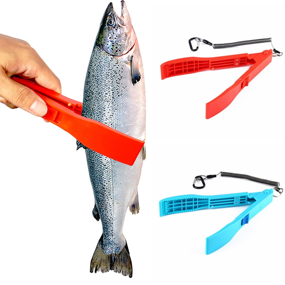 Cheers.US Fish Gripper Grabber Grip Tool ABS Engineering Plastics Fish  Holder Fishing Tool with Extended Edition Handle Fishing Gifts for Men  Fishing Gear 