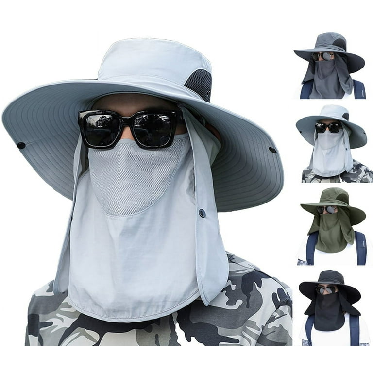 Cheers.US Fishing Hat for Men %26 Women, Outdoor UV Sun Protection