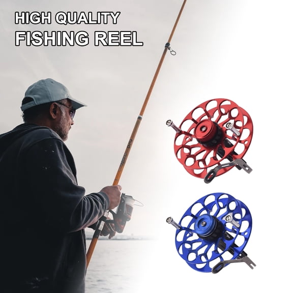 Cheers.US Fishing Reel Portable Useful Multifunction All-metal Spinning Wind Fire Wheel Fishing Tackle Tool for Fishing