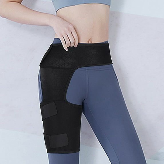 Cheers.US Fitness Sports Hip Brace Belt Leggings Thigh Hamstring Strap Groin Support Wrap for Sciatica Pain Relief Belt Leggings