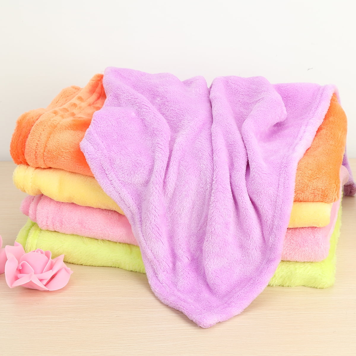 Cheers US Flannel Fleece Blanket Queen Size, All Season 300GSM Super