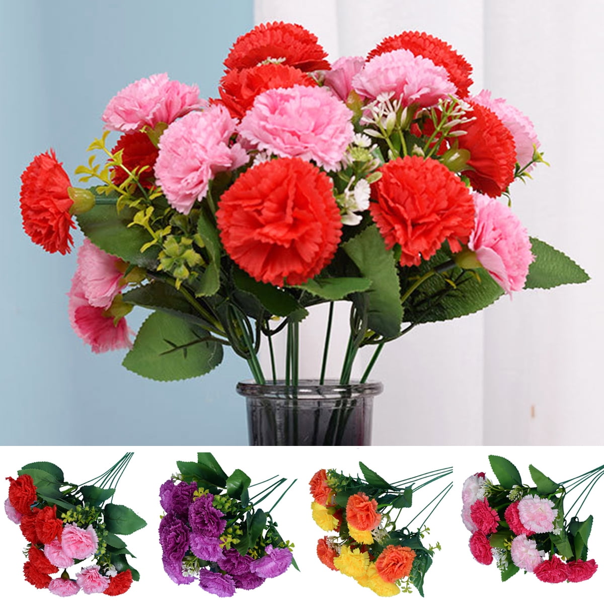 Cheers US Floral Supply Online Silk Carnations on Stem Pick