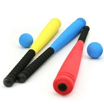 Cheers.US Foam Baseball Bat and Ball Set Children Entertainment Baseball Standard Training Softball Stick with Ball for Practice Batting