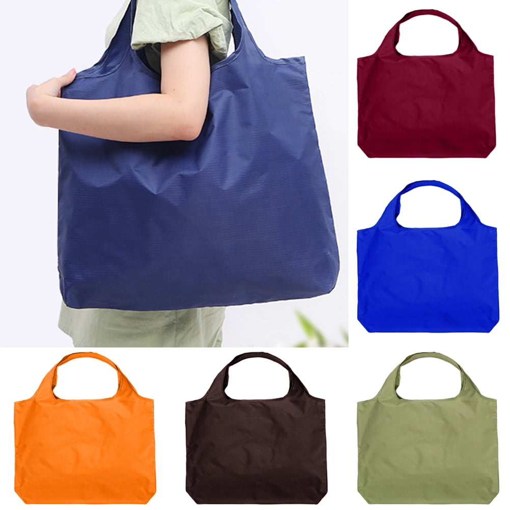 Cheers.US Foldable Beach Bag for Women Waterproof Reusable Shopping Bags Grocery Tote Shoulder