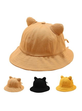 Yesbay Kawaii Cute Cat Ears Women Fisherman Hat Folding Outdoor
