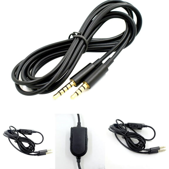 Cheers US Gaming Headset 3 5mm Audio Cable for Astro A10 A40 One Play Station Smartphone Work With PCs and For Macs with 3 5mm Jack