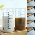 thumbnail image 1 of Cheers.US Glass Measuring Cup, High Borosilicate Glass Measuring Cup Shot Glass Espresso Jugs Glass Jigger Spirit Round Graduated Beaker for Kitchen or Restaurant, Easy To Read-2.56’’x5.12’’, 1 of 7