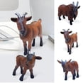 thumbnail image 1 of Cheers.US Goat Figure Cute Shape Fall Resistant Miniature Simulation Goat Model Figure,Collectible, Realistic Form for Desktop Decor, 1 of 9