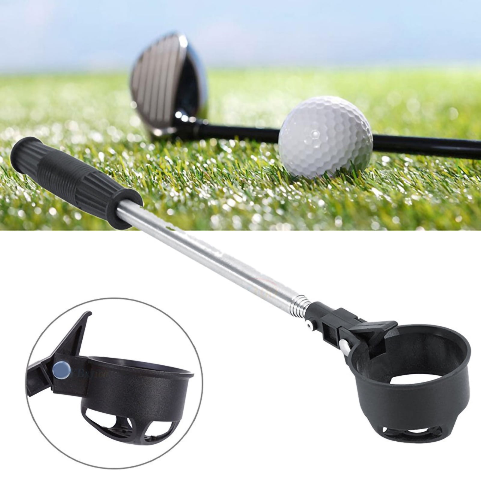 Cheers.US Golf Ball Retriever, Stainless Telescopic Golf Ball Retriever