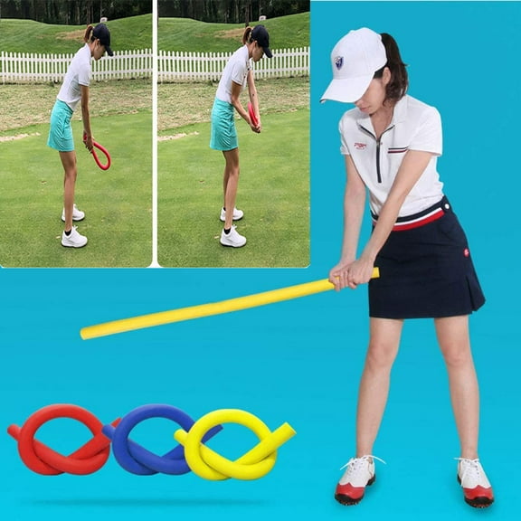 Cheers.US Golf Strength Trainers Golf Swing Soft Stick Golf Alignment Swing Trainer Sticks Multi-Functional Foam Swing Training Aid for Outdoor Trainer Golf Swing Trainers