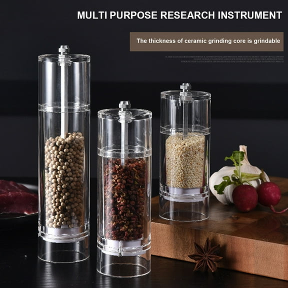 Cheers US Gorgeous Salt And Pepper Grinder - Refillable Stainless Steel Shakers With Adjustable Coarse Mills - Enjoy Your Favorite Spices, Fresh Ground Pepper, Himalayan Or Sea Salts