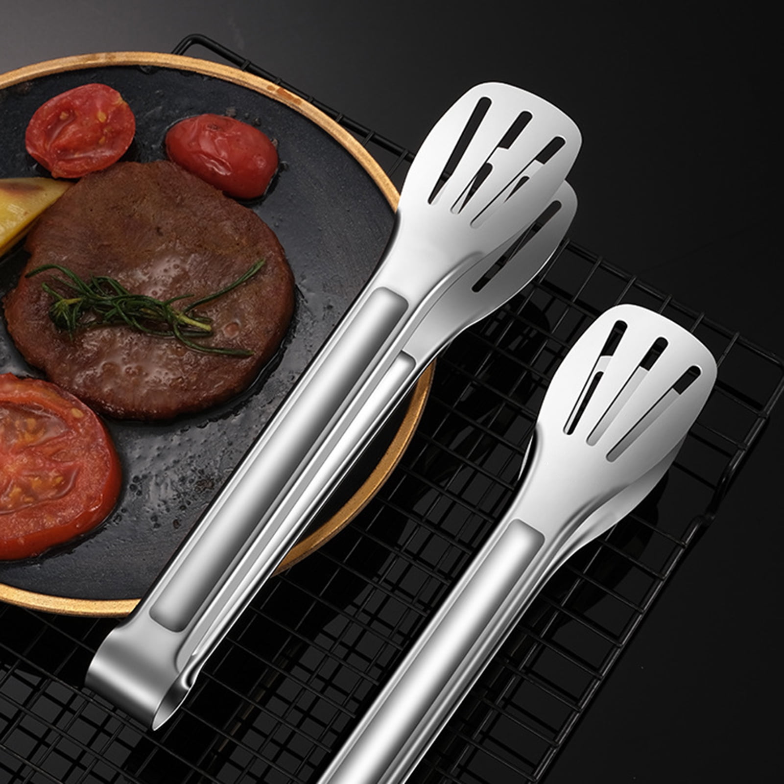 Cheers.US Grill Tongs for Cooking BBQ Heavy Duty Grilling Tongs for