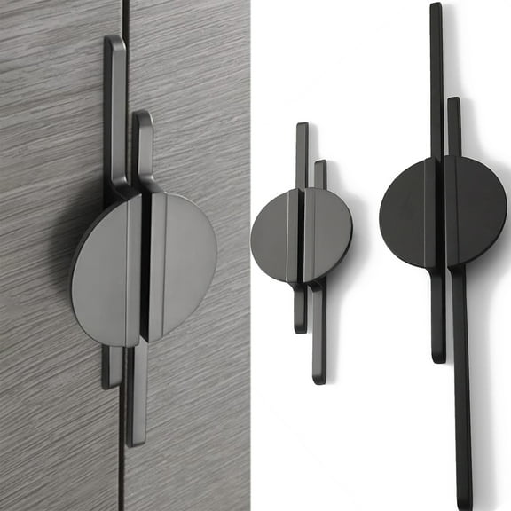 Cheers US Half Circle Moon Drawer Pull Handles,Half Moon Pulls Cabinet Handle,Brass Dresser Drawer Knob, Semicircle Dresser Pulls Cabinet Handle for Cabinetry,Wardrobe, Book Cabinet