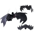 thumbnail image 1 of Cheers.US Halloween Bats, Rubber Vampire Bats, Hanging Bat for Halloween Party, April Fool's Day,Halloween Party Supplies Home Window Decoration, Haunted House Decoration, 1 of 7