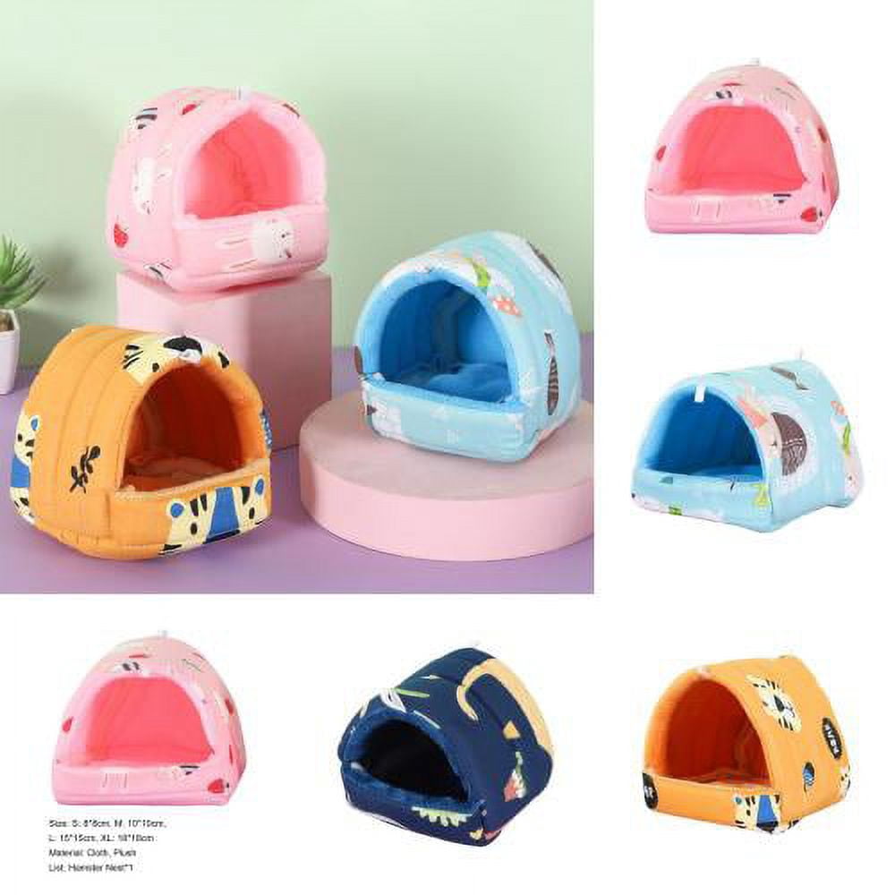 Picture of Cheers.US Hamster Bed Lovely Print Plush Lining Cage Accessories ...